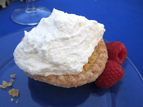 lemon-tarts Then cam Alan's favorite part of any meal: dessert. In this case, little lemon tarts.