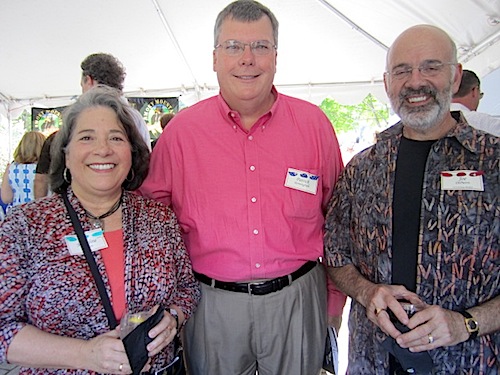 madeline-patrick-dr-joe Mayor Madeline Rogero with News Sentinel Publisher Patrick Birmingham, center, and University of Tennessee President Joe DiPietro.