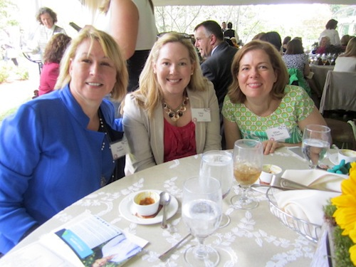 three ladies Also at the Scripps table, from left, Sarah Trahern, Vikki Neil and Jillian St. Charles