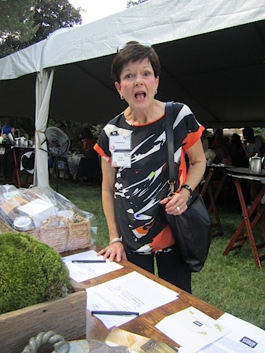 Jane I think I startled Jane Martin in the middle of raising her bid!