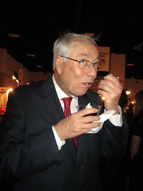 The one thing Alan can't resist? Dessert! In this case, blueberry cheesecake.