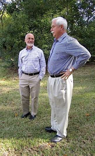 John Cotham, left, and Pete Crawford