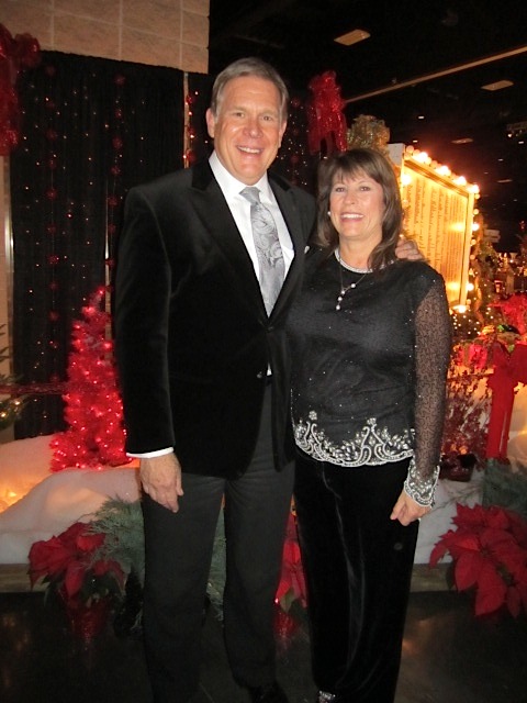 Alan and Rebecca Williams. He had to leave the festivities to go back to WVLT and anchor the 11 o'clock news. She's with the Convention Center, so she stuck around.