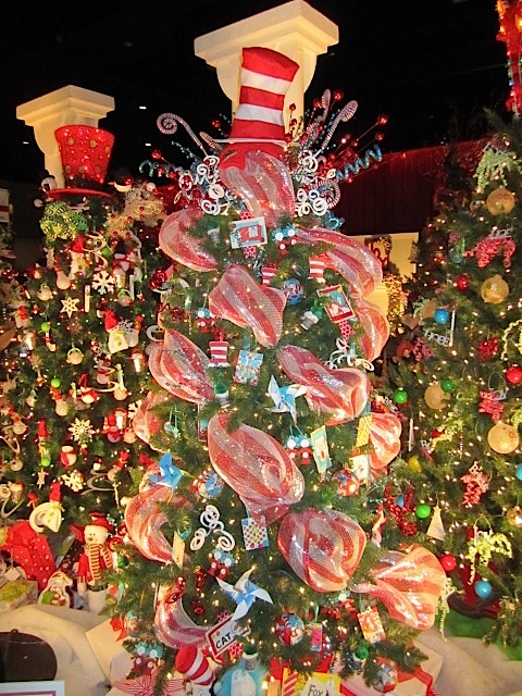 This tree was decorated by students at Brickey McCloud Elementary School.