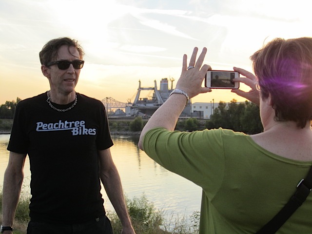 Cathy Hill thought the setting was perfect for a picture of her husband, Mark.