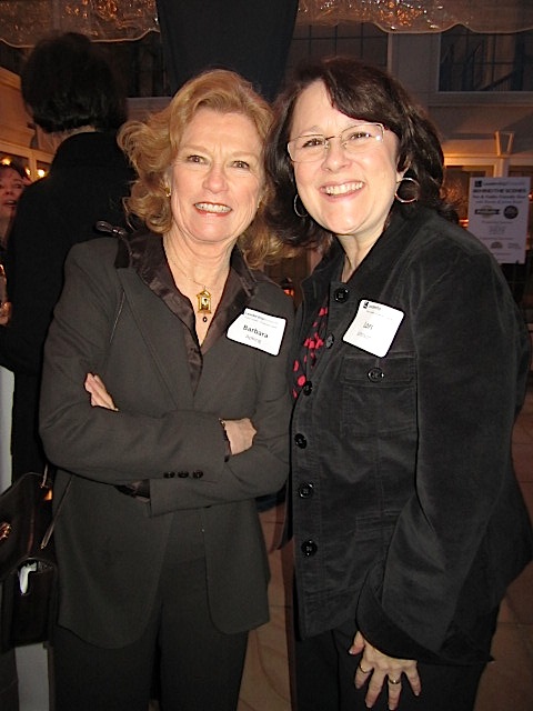 Barbara Apking, left, and Lorie Johnson