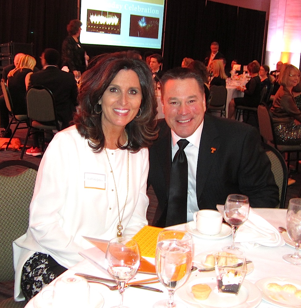 Barbara and Coach Butch Jones