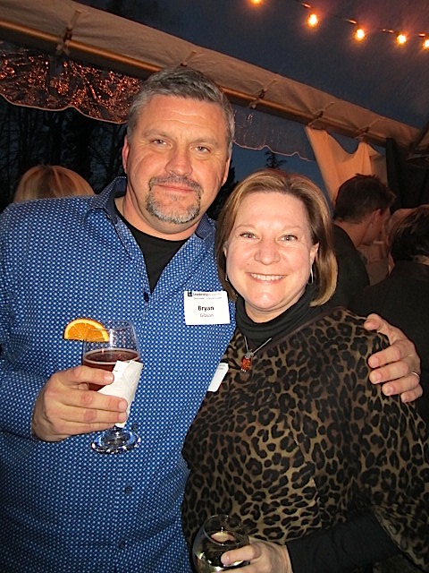 Bryan Gibson, the CEO of Priority Ambulance, and Susan Brown. The two worked together at Rural/Metro years ago.
