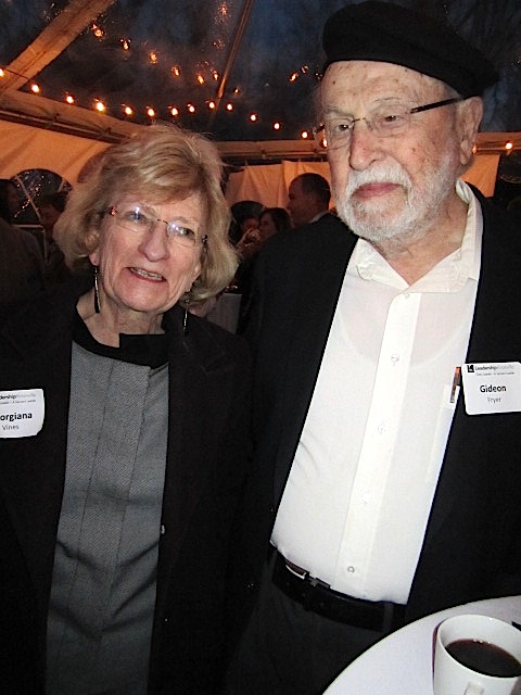 Georgiana Vines and Gideon Fryer