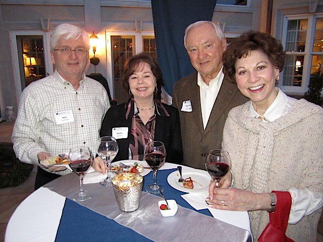 From left, Dan and Kathy Hamilton and Kenneth and Jane Creed
