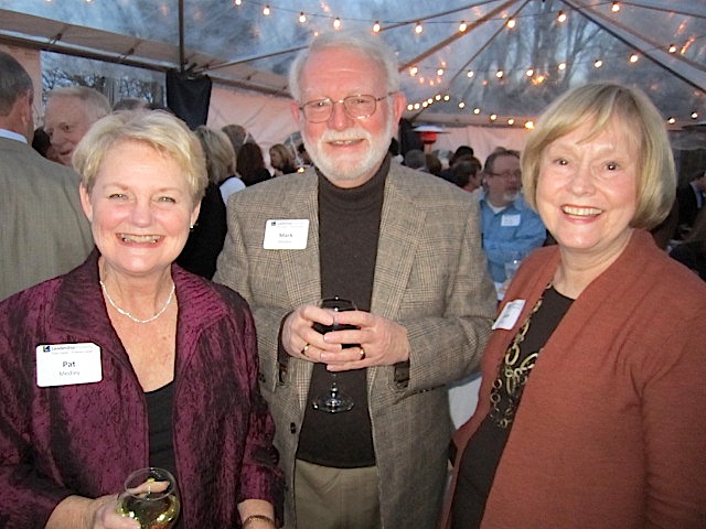 Susan Farris, right, with Pat and Mark Medley