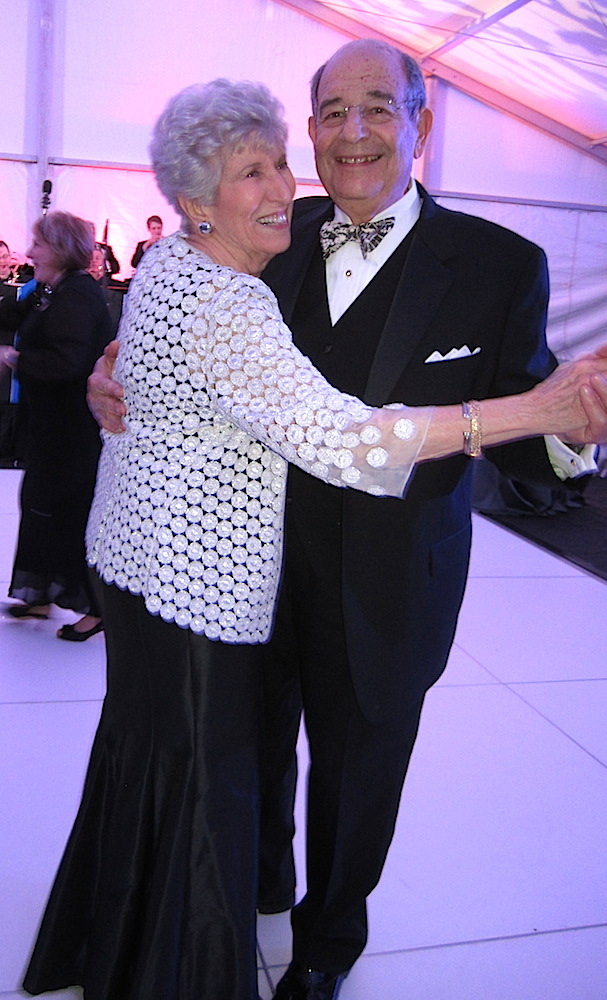 Bernie and Barbara Bernstein were among the first on the dance floor.