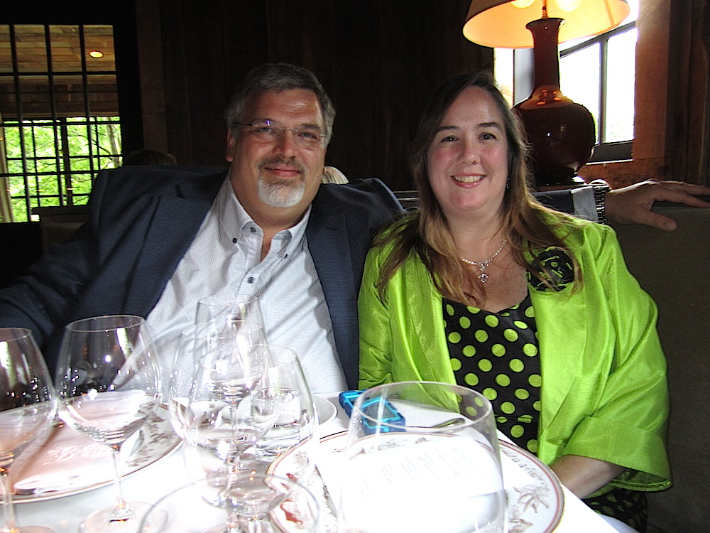 Mary and I sat with Gary and Stephanie Mullins. He's with Scripps Networks and she is about to start a food blog.