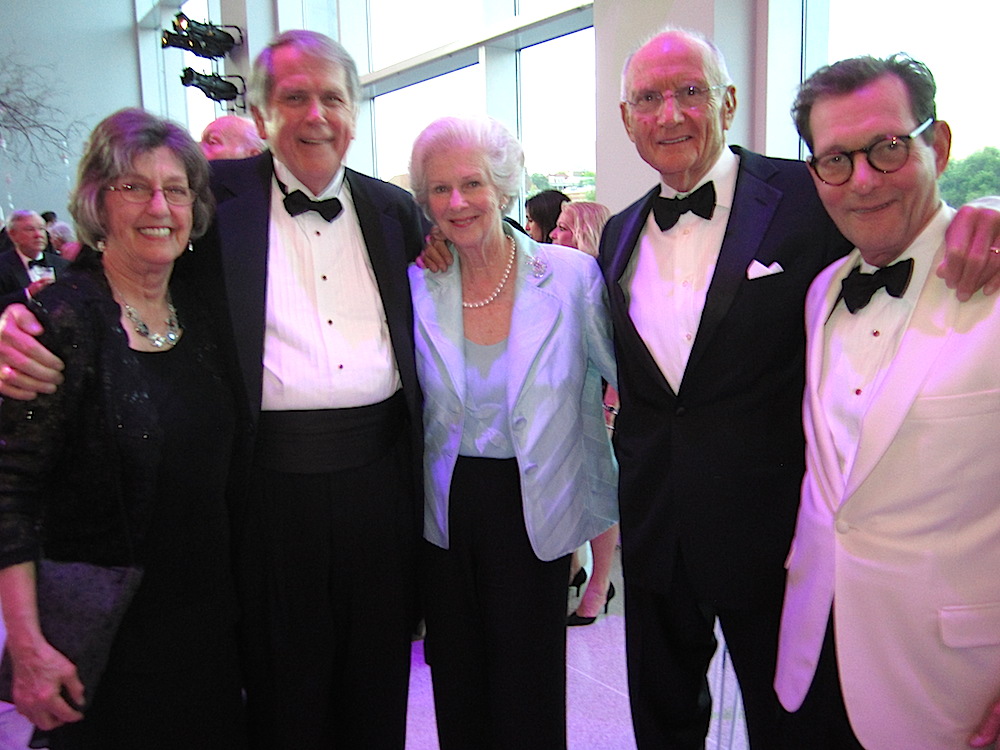 From left, Marsha and Duane Grieve, Natalie and Jim Haslam, and Peter Acly.