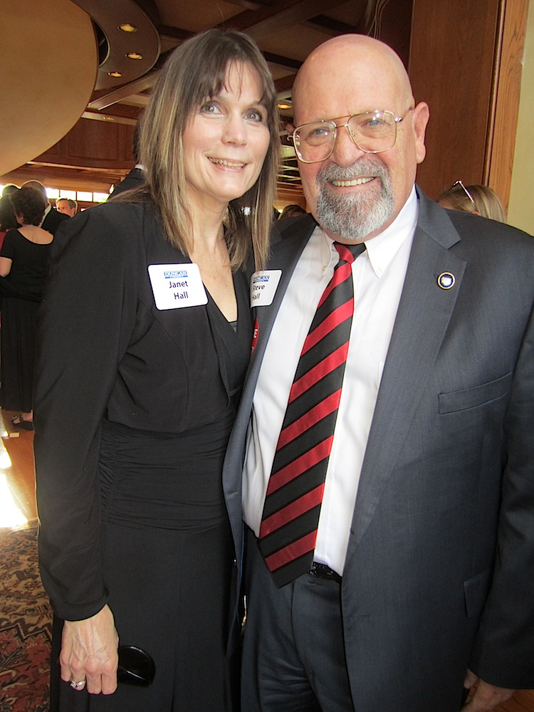 State Rep. Steve Hall and his wife, Janet.