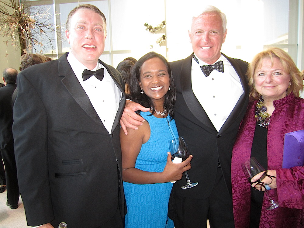 From left, Kevin and Meg Counts, Jimmy Haslam and Anita Tiburzi.
