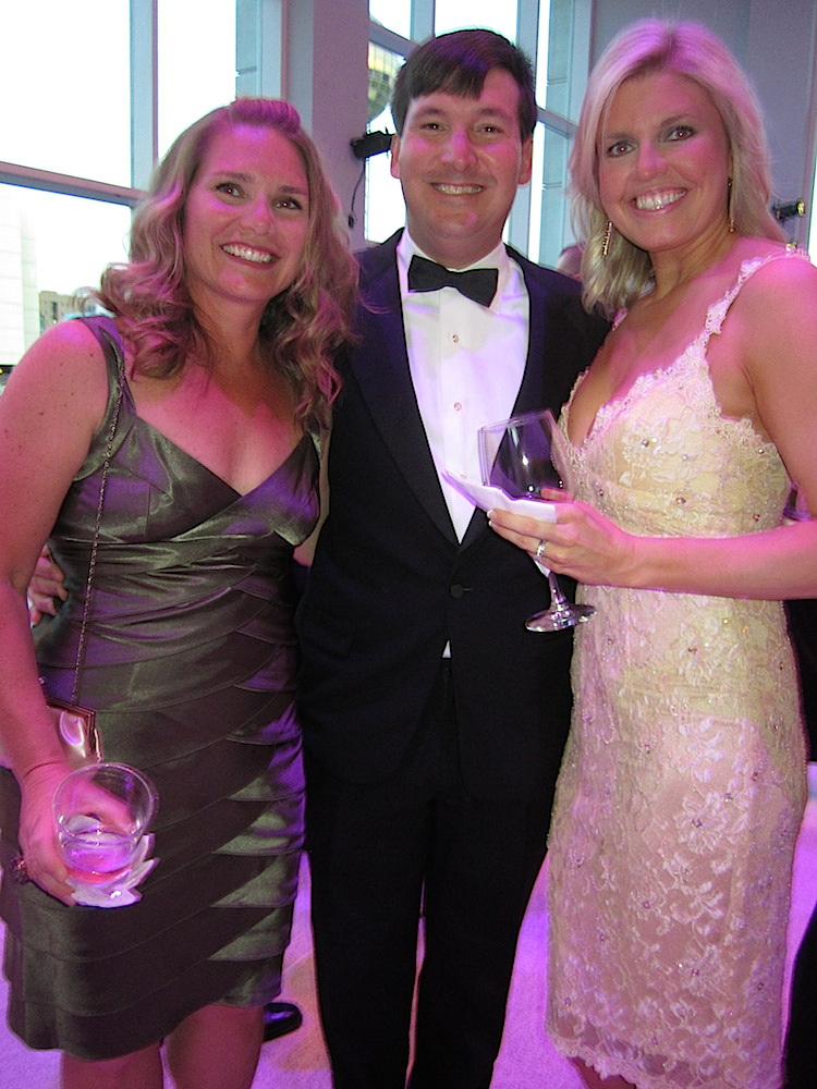 Allison Lederer, right, with Laura and Mark Heinz.