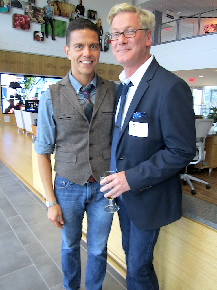 Rene Yanes, left, and Chris Davis
