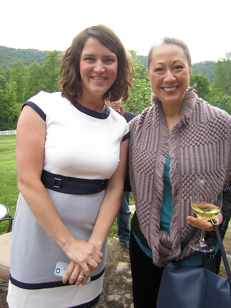 Blackberry Farm's Sarah Chabot, left, with Bianca Henry.