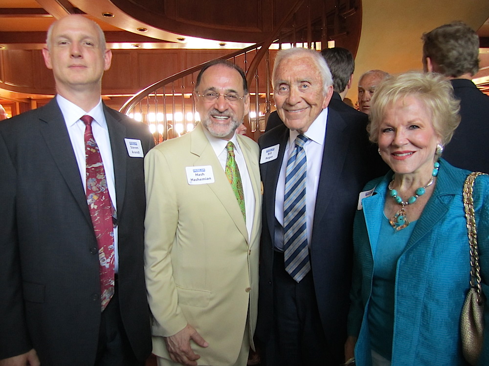 From left, Steve Arendt, Hash Hashemian, Bill Regas and Janet Testerman Crossley.