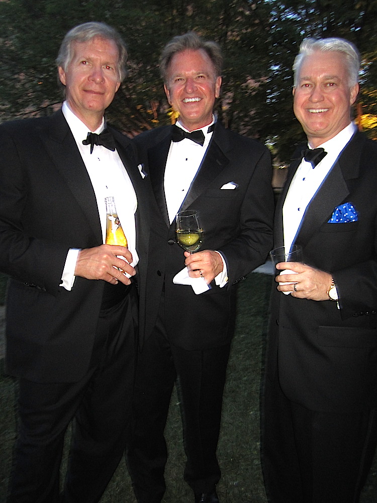 From left, Dr. Steve Brewington, Stephen Land and Bill Pittman.