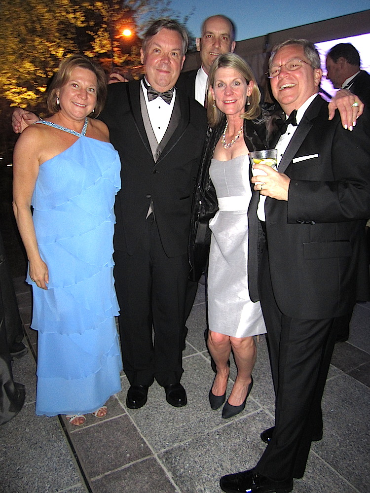 From left, Susan Brown, Mark Grayson, Scott and Annette Brun and a nice young man from Atlanta.