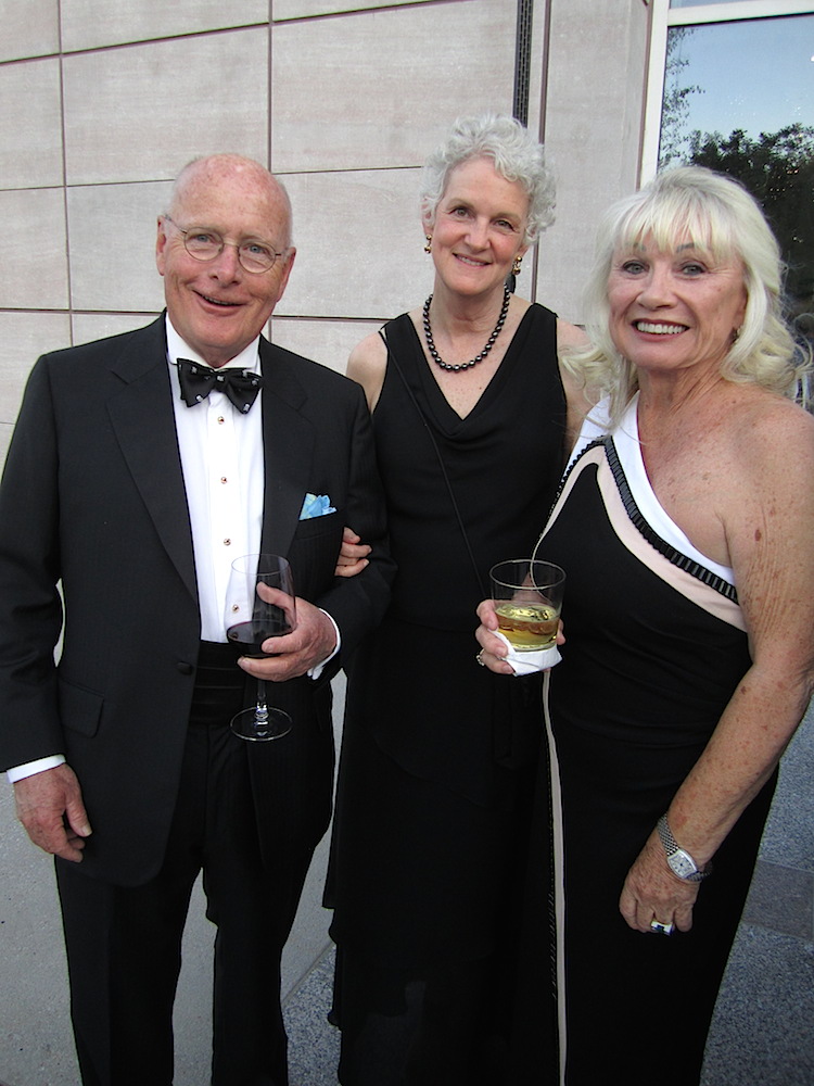 Joan Allen, right, with Milton and Mimi Turner.