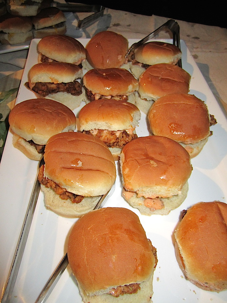 Angus beef sliders. Yum.