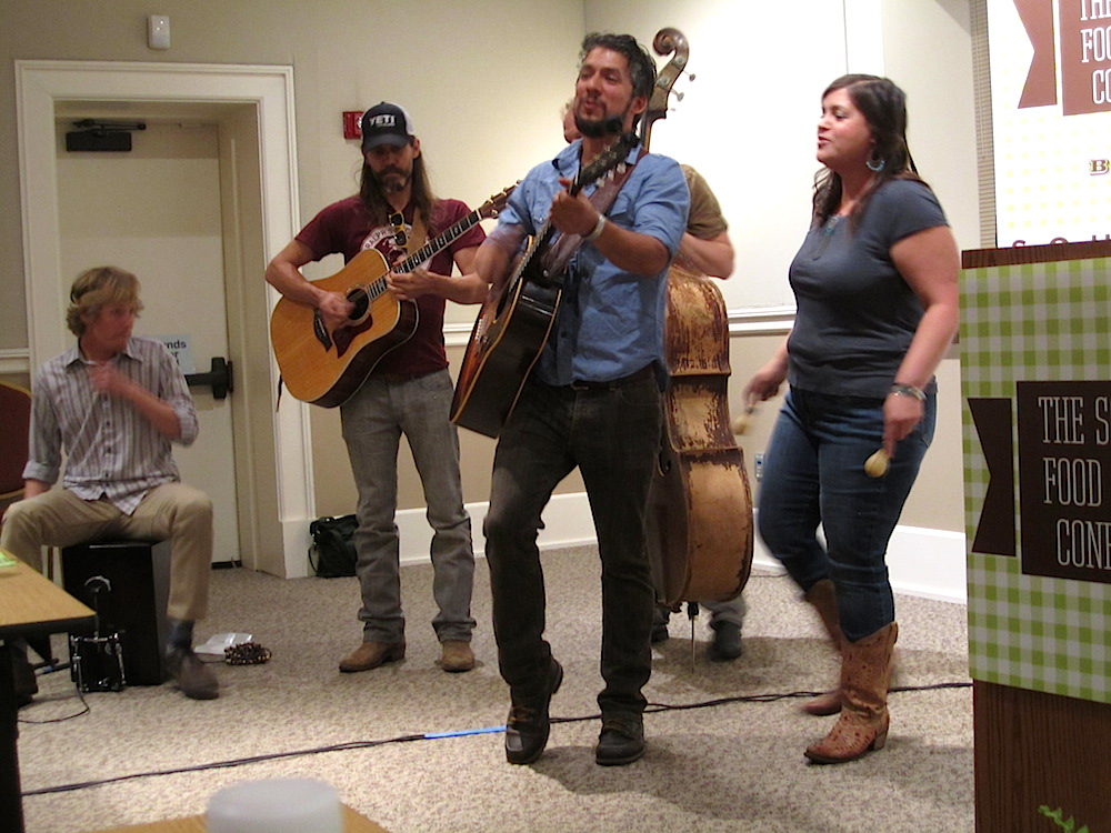 The awesome Black Lillies played for us during a musical interlude.