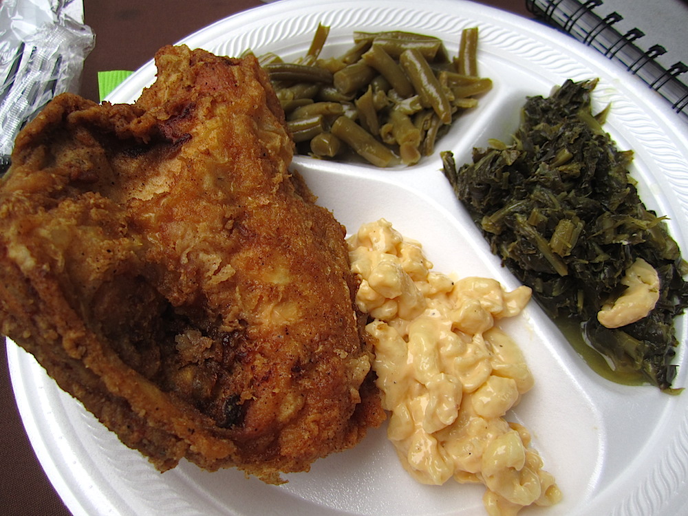 And, unbelievably, after a few more sessions, Chandler's Deli provided lunch. This is not my plate!