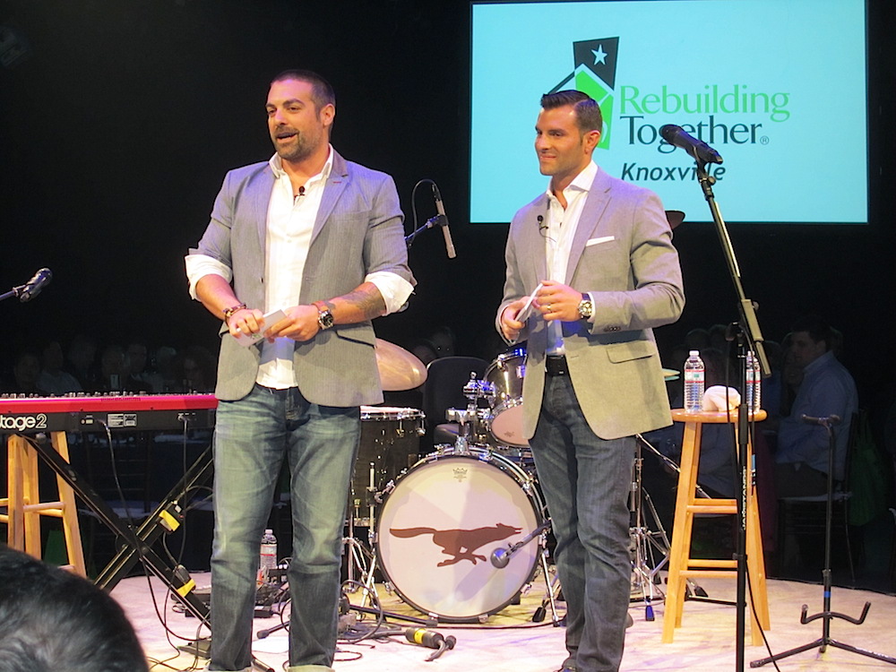 They introduced the video and acted as emcees throughout the evening.