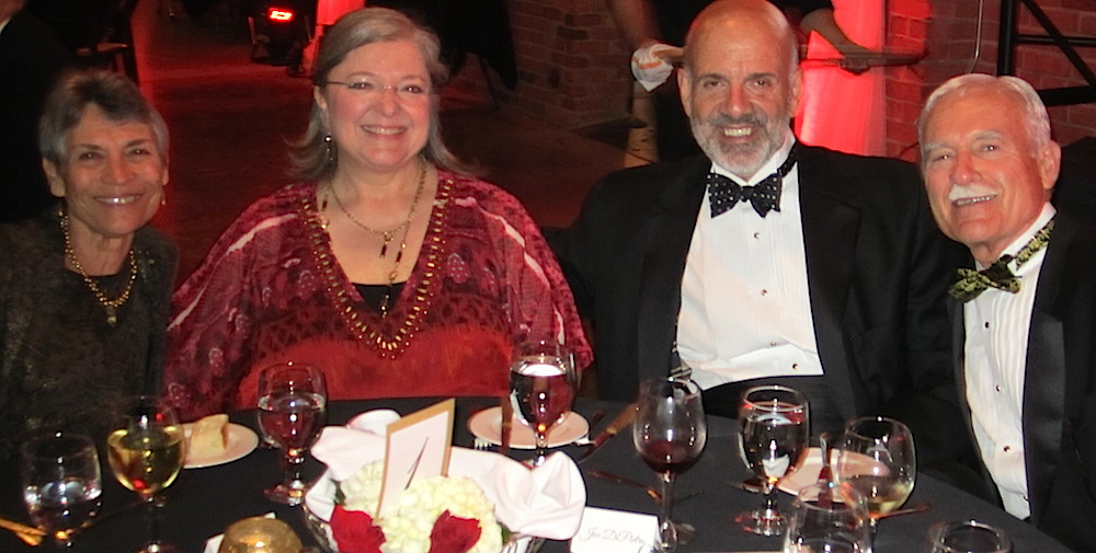 From left, Carol Pelliccia, Deb and UT President Joe DiPietro, and Joe Pelliccia.