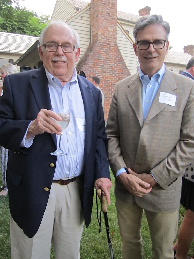 John Thomas, left, and David Butler, executive director of the Knoxville Museum of Art.