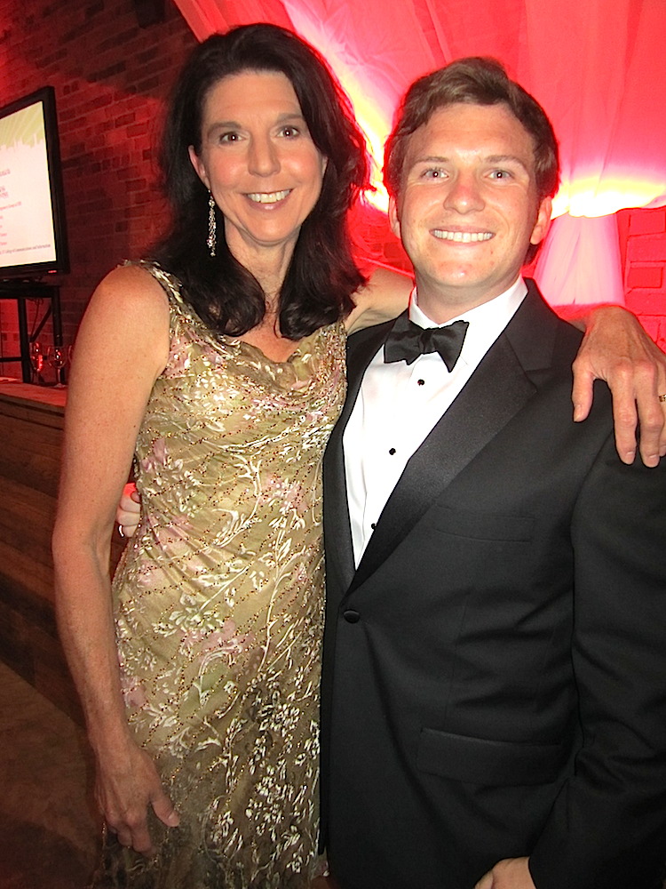 Liz Stowers and Alexander Waters. Liz is immediate past chair of the board.