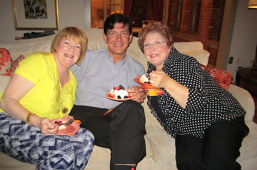 From left, Monique Anderson, Jeff and Mickey.