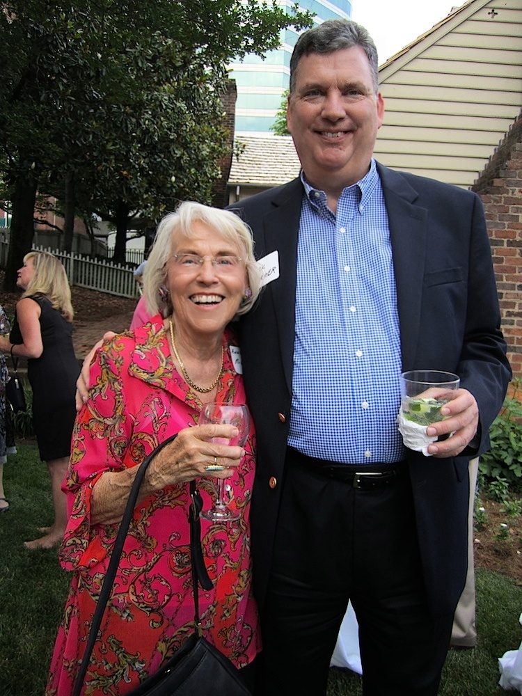 Anne McWhirter and her son, Chuck Farmer.