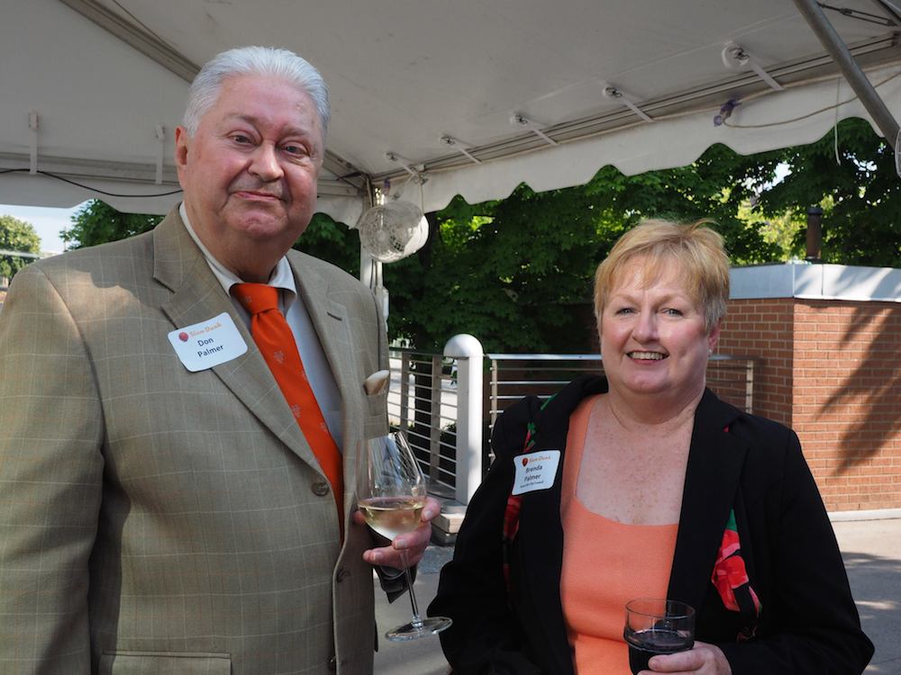 City Councilman Brenda Palmer with her husband, Don. (Photo by Gary Heatherly)