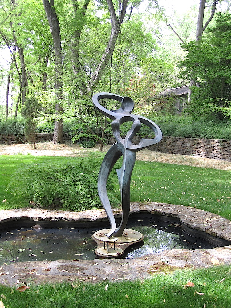 This elegant figure is near the house, where our tour started.