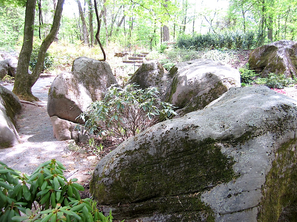 Marble outcropping.