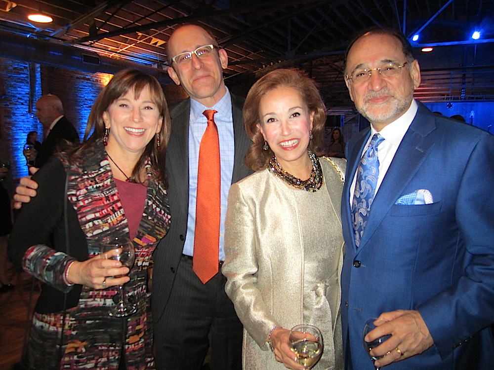 From left, Melissa and Ron Feinbaum with Nazzy and H.M. "Hash" Hashemian