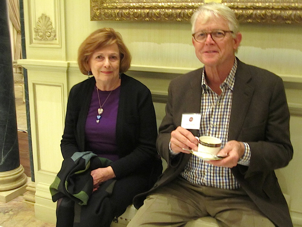 Mary Corkran and Kent Farris at Chateau Carnarvon.