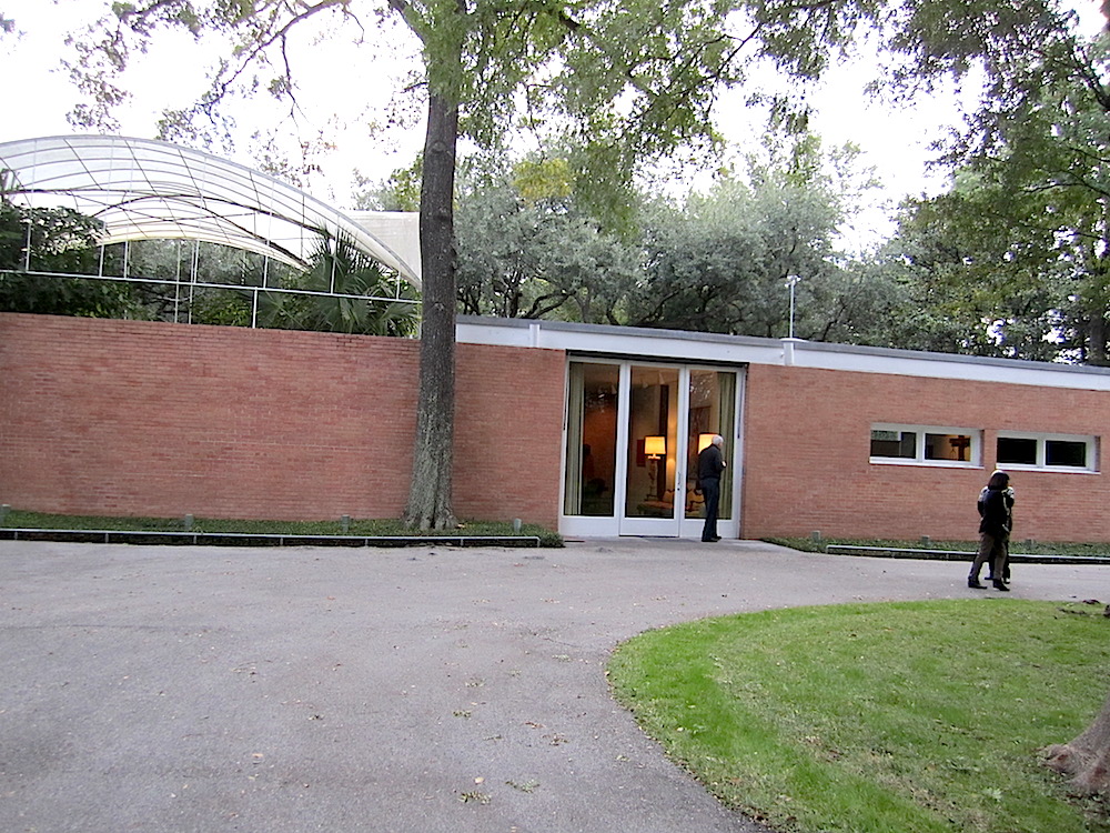Again, no photos allowed. But the house, designed by architect Philip Johnson, is a mid-century modern filled with art.