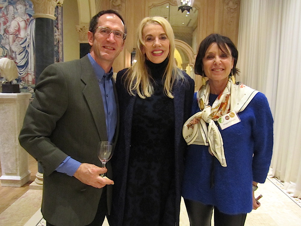 Marie Bosarge, center, with Stephen Wicks and Maggie Erickson.