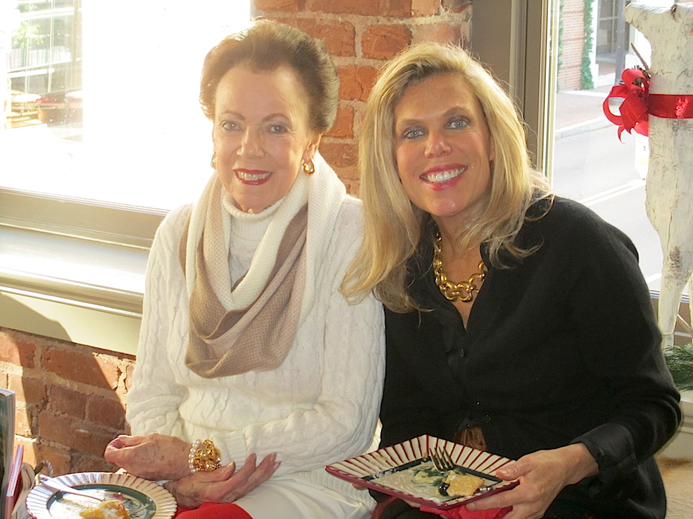 Michelle Hardin, right, brought her mom, Dortha.