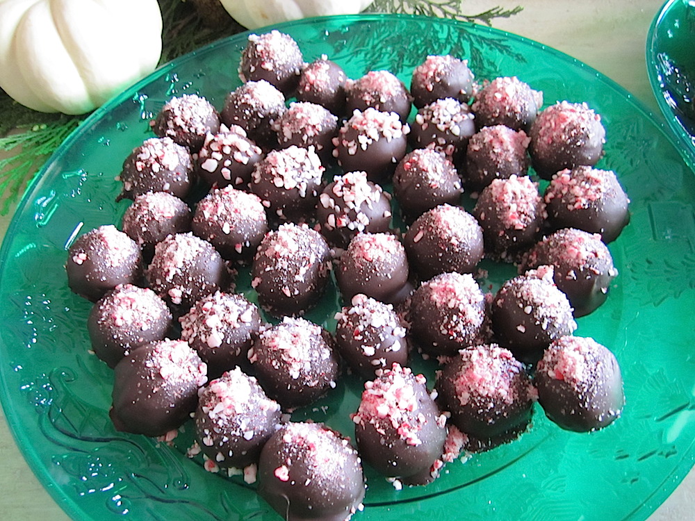 I was proud of Shaun Fulco Hyver. She usually buys her cookies, but this year made these Oreo cookie balls herself -- and they were fantastic.