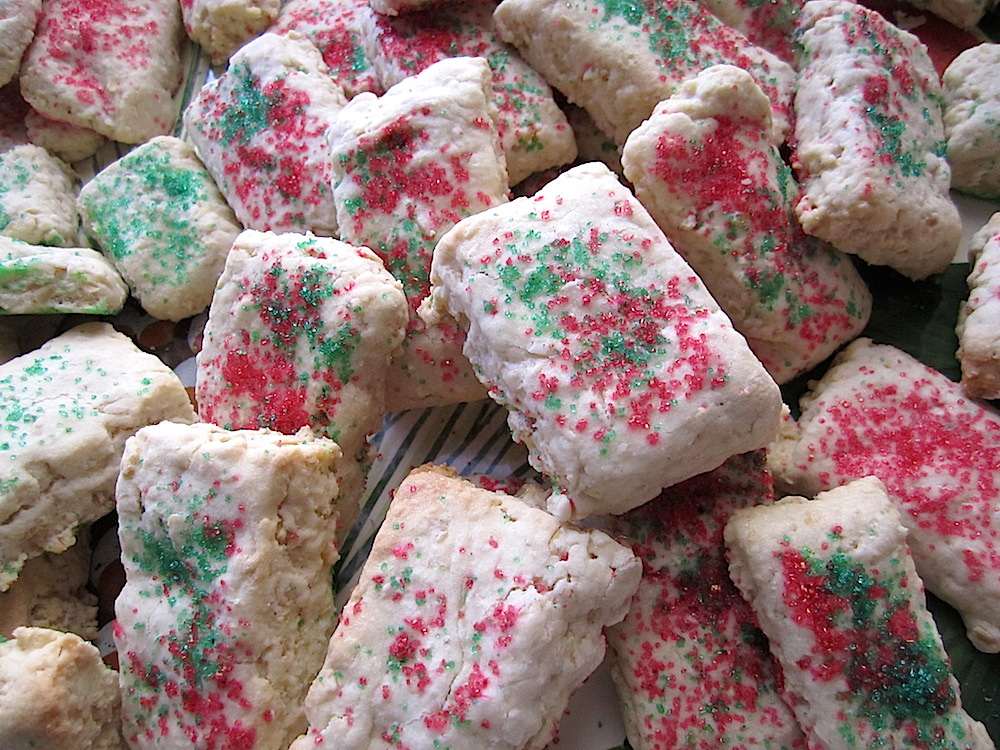 These shortbread cookies were festive.