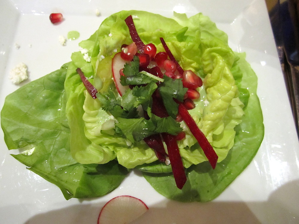 Alan's beautiful salad.