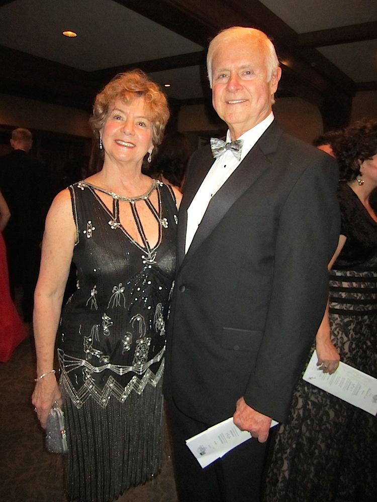 Sharon Lord and Randy Tyree during the silent auction.
