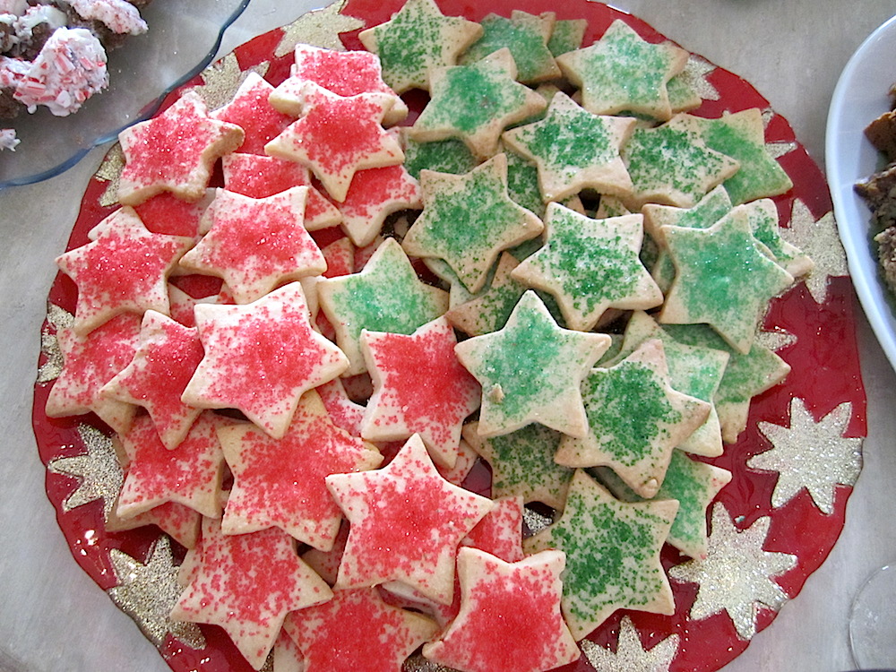 These sugar cookies by Monique Anderson look great on the tray she selected.