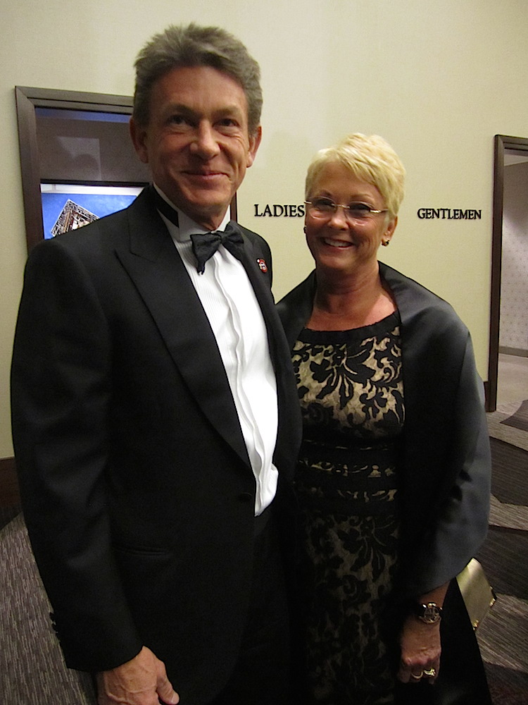 State Commissioner of Economic and Community Development Randy Boyd and Jig & Reel Proprietor Jenny Boyd.